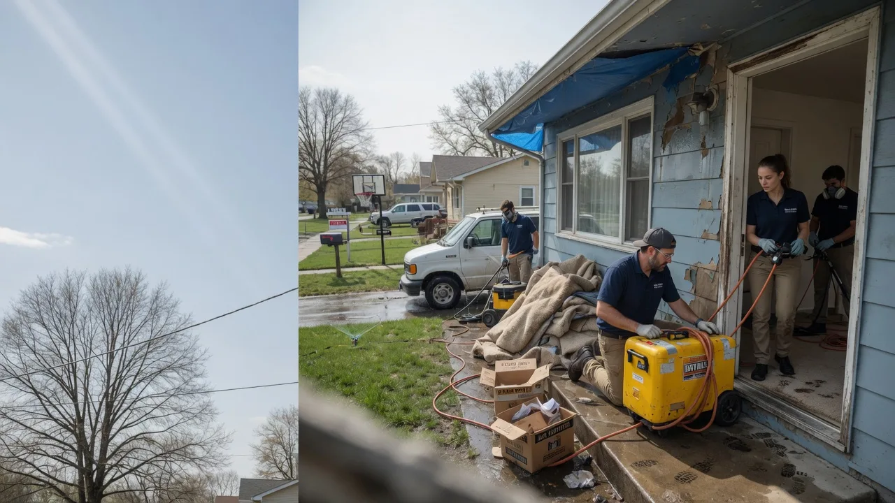 Basement Flood Cleanup in Lucas, KS near me